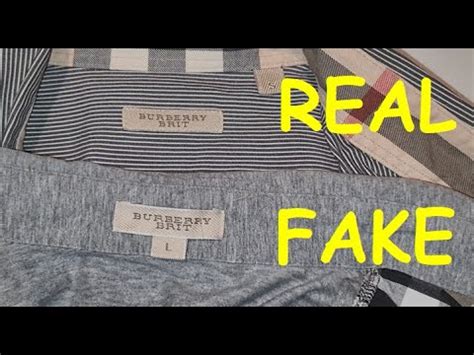 how to spot real burberry shirt